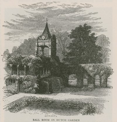 Balsal i Dutch Garden, Holland House af English School