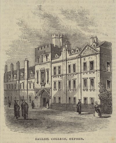Balliol College, Oxford (gravering) af English School