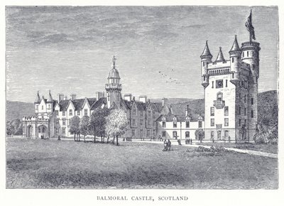 Balmoral Castle, Skotland af English School