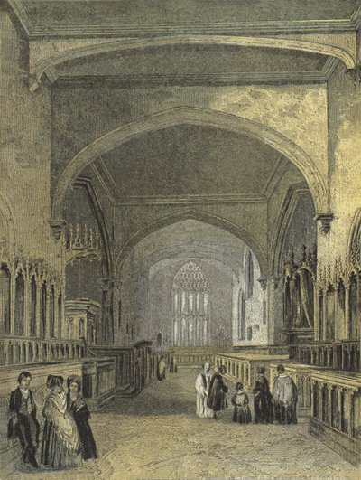 Bangor Cathedral, Koret af English School