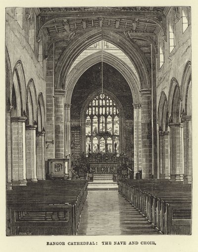 Bangor Cathedral, Skibet og Koret af English School
