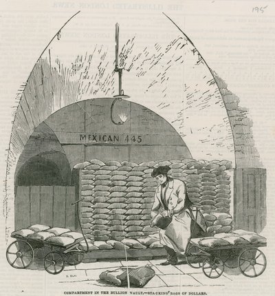 Bank of England, Bullion Office og Gold Weighing Room af English School