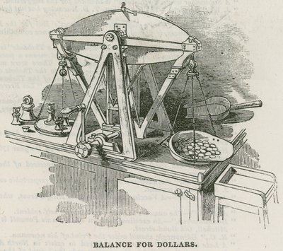 Bank of England, Bullion Office og Gold Weighing Room af English School