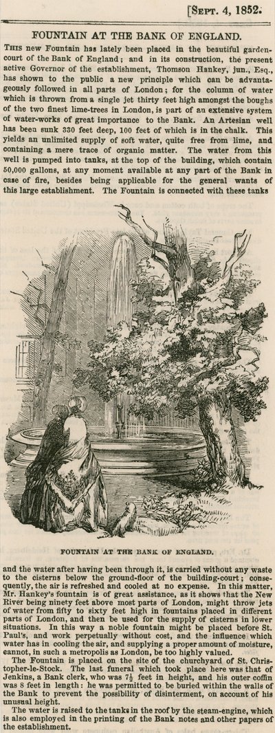 Bank of England, Garden Court af English School