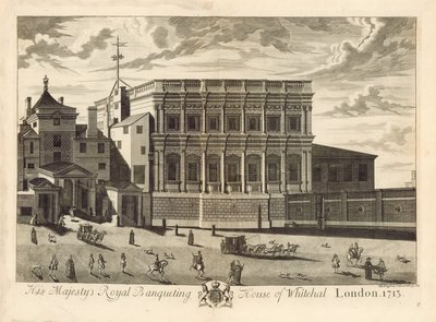 Bankethus, Whitehall, 1713 af English School