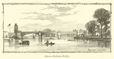 Barnes Railway Bridge  af English School