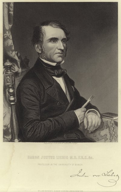 Baron Justus Liebig af English School