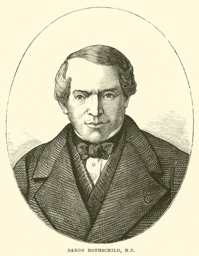 Baron Rothschild, MP (gravering) af English School