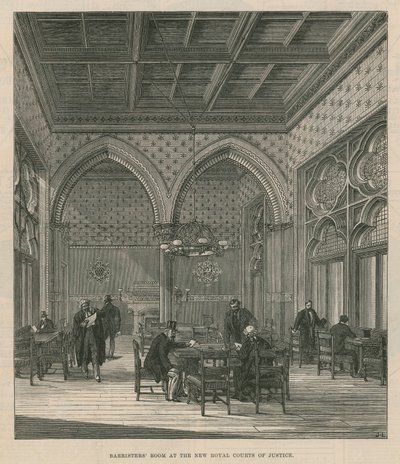 Barristers Room ved de nye Royal Courts of Justice af English School