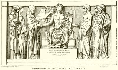 Bas-Relief - Statsrådets institution af English School