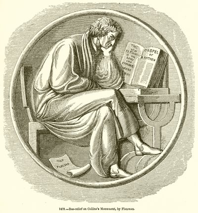 Bas-relief på Collinss Monument, af Flaxman af English School