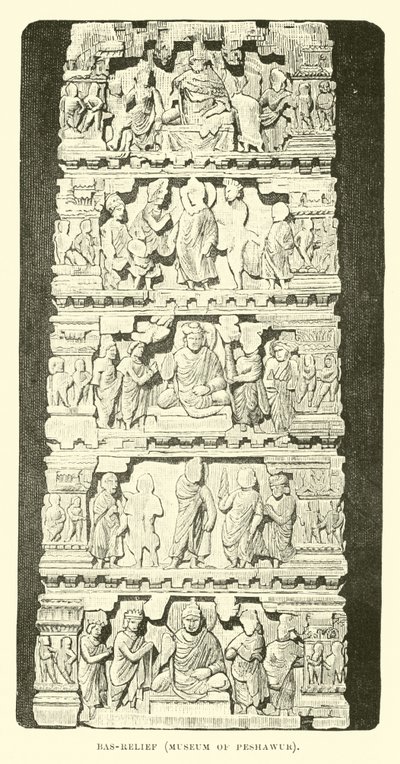 Basrelief, Museum von Peshawur von English School