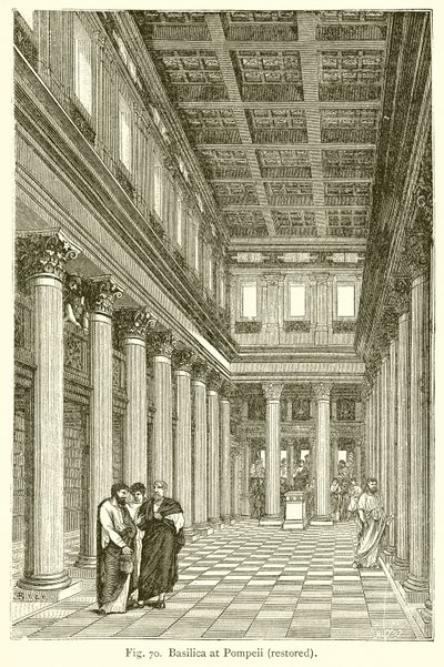 Basilikaen i Pompeji (restaureret) af English School