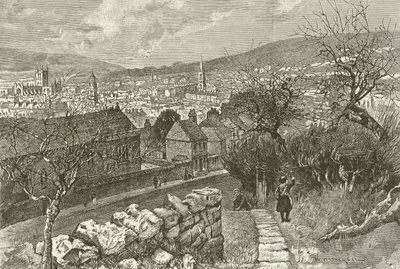 Bath, fra Beechen Cliff af English School