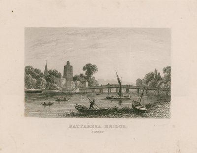 Battersea Bridge, Surrey af English School