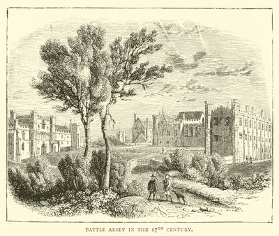 Battle Abbey im 17. Jahrhundert von English School