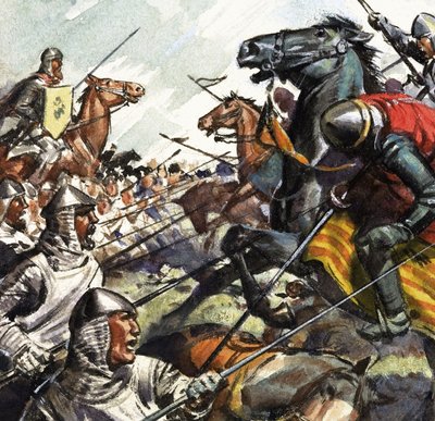 Slaget ved Bannockburn af English School
