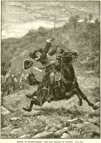 Battle of Killiecrankie: The Charge of Dundee af English School