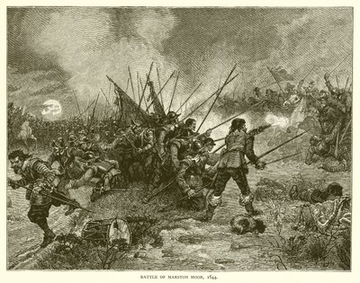 Slaget ved Marston Moor, 1644 af English School