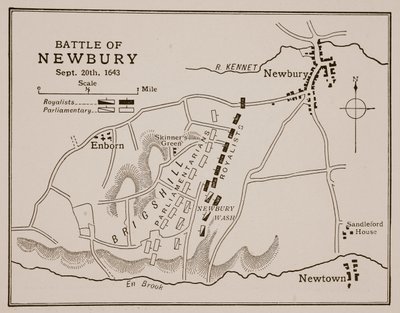 Slaget ved Newbury, 20. september 1643 af English School