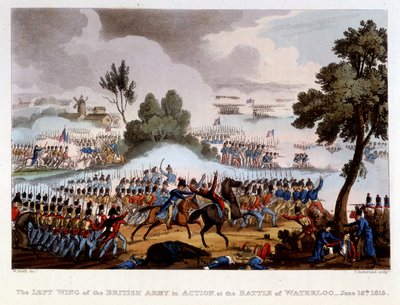 Slaget ved Waterloo, 18. juni af English School