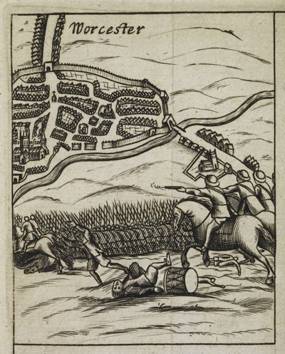 Slaget ved Worcester-scenen, fra 
