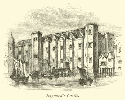 Baynards Castle  af English School