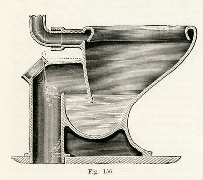 Baziers Patent Direct-Action Closet, 1870 af English School