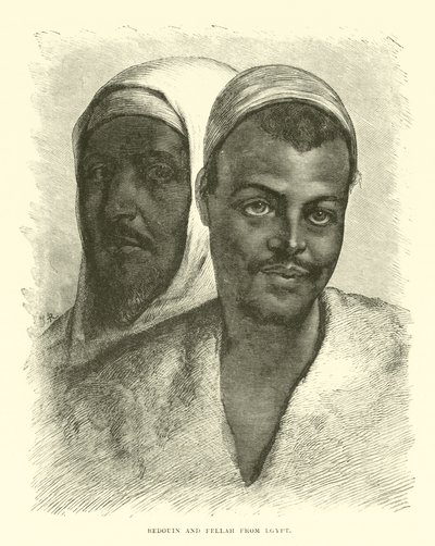 Bedouin and Fellah from Egypt  af English School