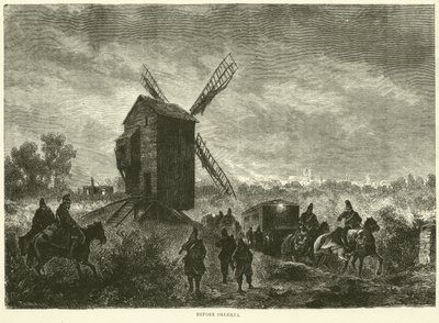 Før Orleans, november 1870 af English School