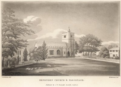 Benenden Kirke og præstebolig af English School