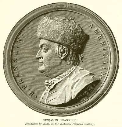 Benjamin Franklin af English School