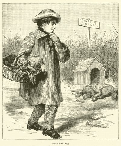 Pas på hunden (gravering) af English School