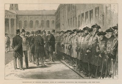 200-års jubilæum for Chelsea Hospital af English School