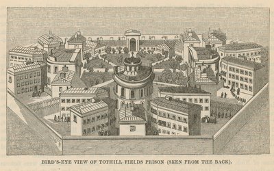 Fugleperspektiv af Tothill Fields Prison af English School