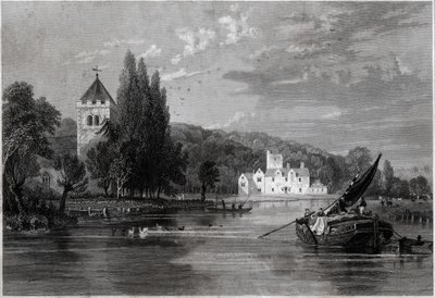 Bisham Abbey. (gravering, ca. 1850) af English School