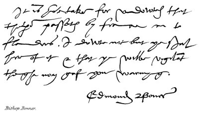 Biskop Bonner af English School