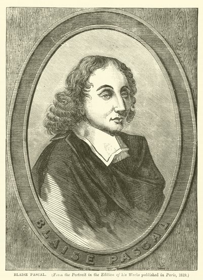 Blaise Pascal (gravering) af English School