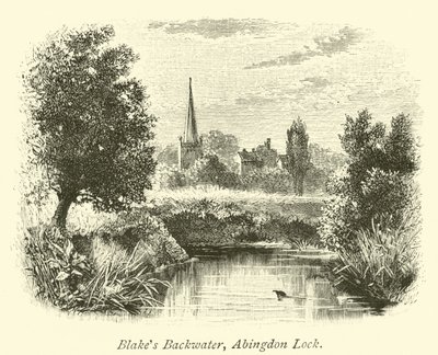 Blakes Backwater, Abingdon Lock af English School