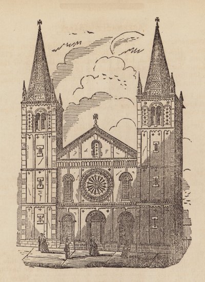 Bloomsbury Chapel (gravering) af English School