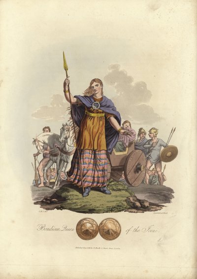 Boadicea, dronning af Iceni af English School