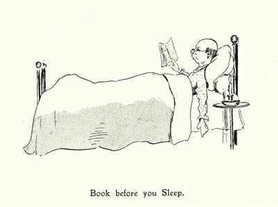 Book Before You Sleep; Look Before You Leap (litografi) af English School