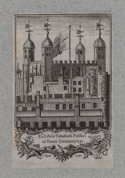 Bogplade, Tower of London af English School