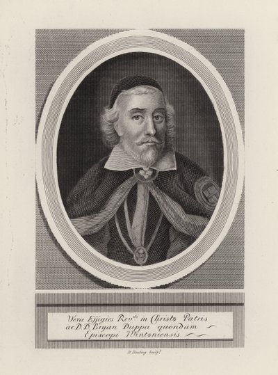 Brian Duppa, biskop af Winchester (gravering) af English School