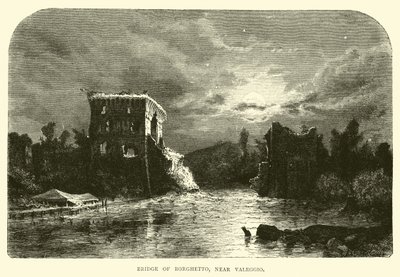 Bridge of Borghetto, near Valeggio  af English School