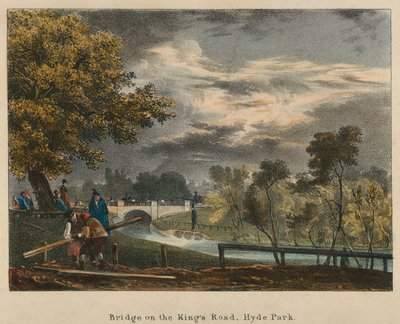 Brücke auf der Kings Road, Hyde Park, London von English School