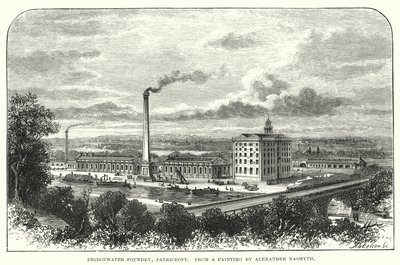 Bridgewater Foundry, Patricroft (gravering) af English School