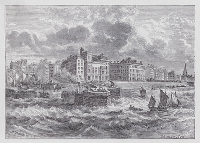 Bridlington (gravering) af English School