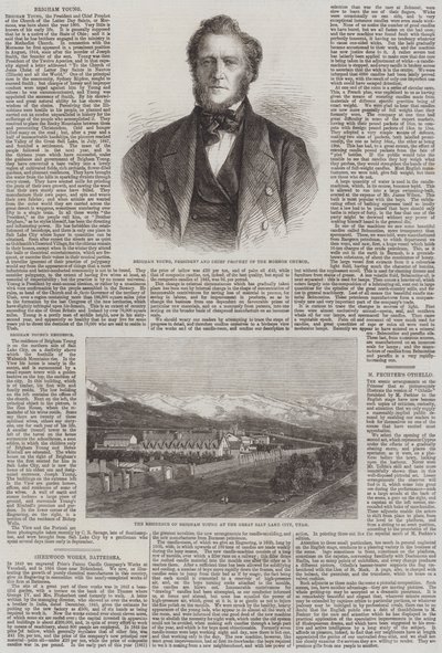 Brigham Young (gravering) af English School