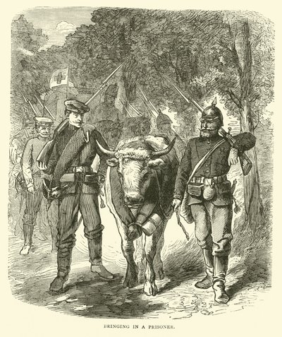 Indbringelse af en fange, september 1870 af English School